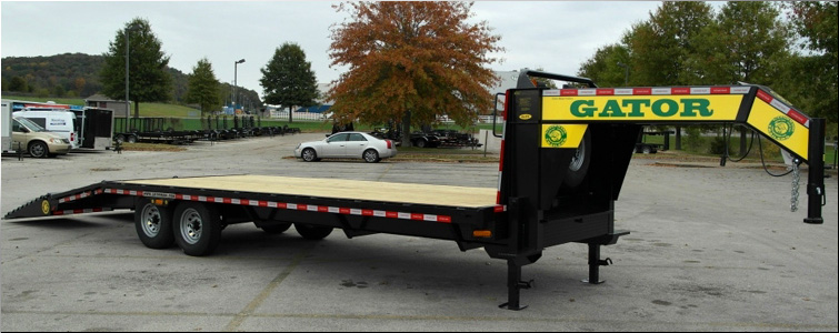 Gooseneck flat bed trailer for sale14k  Pender County, North Carolina